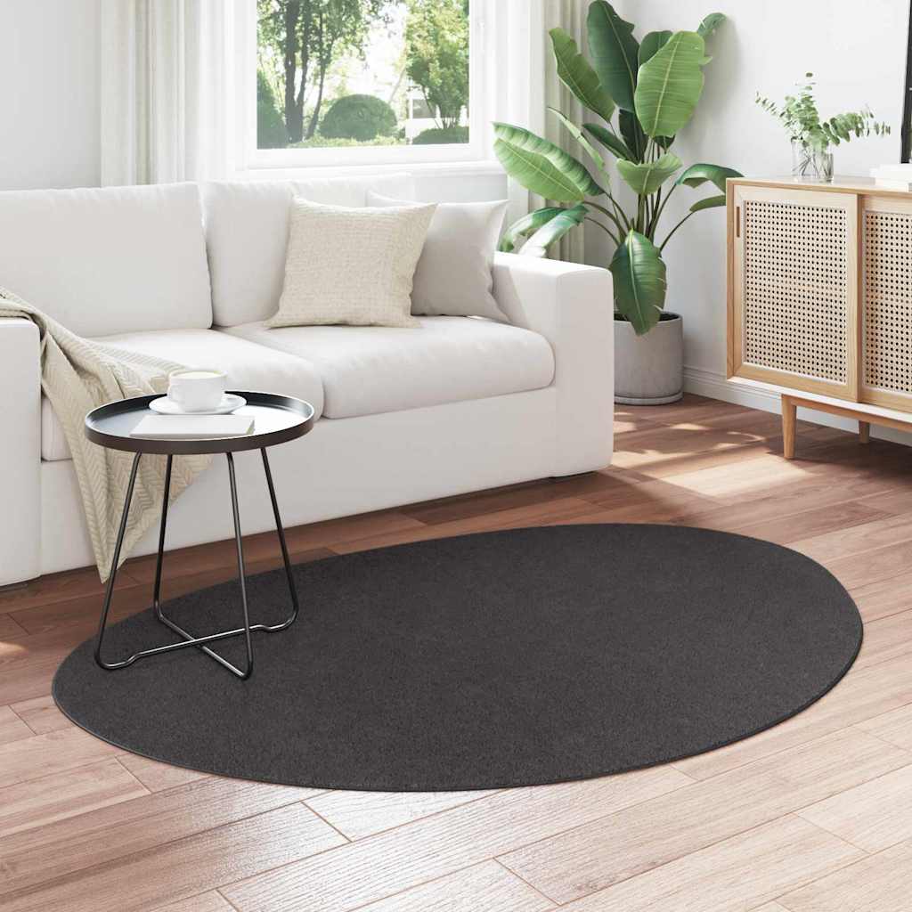 Tæppe HUARTE Antracit 120 x 170 cm Polyester