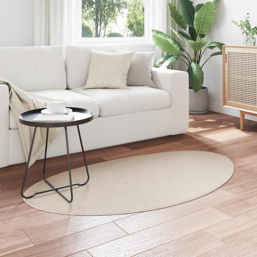 Områdetæpper HUARTE Beige 80 x 150 cm Polyester