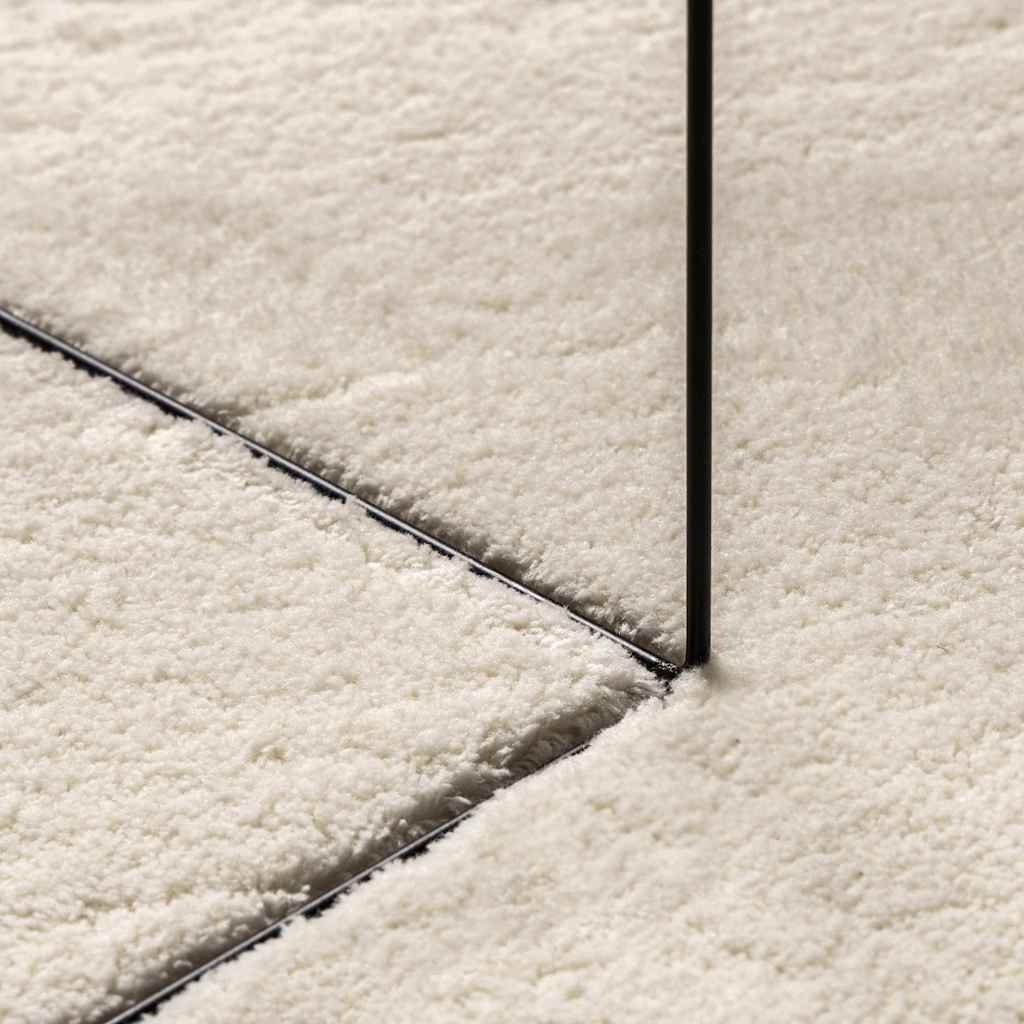 Tæppe HUARTE Beige 100 x 200 cm Polyester