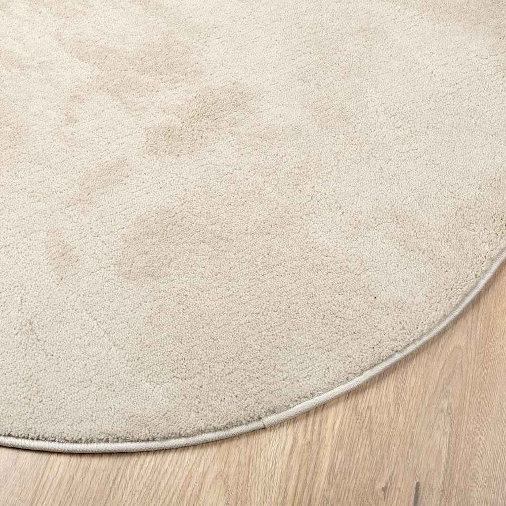 Tæppe HUARTE Beige 100 x 200 cm Polyester