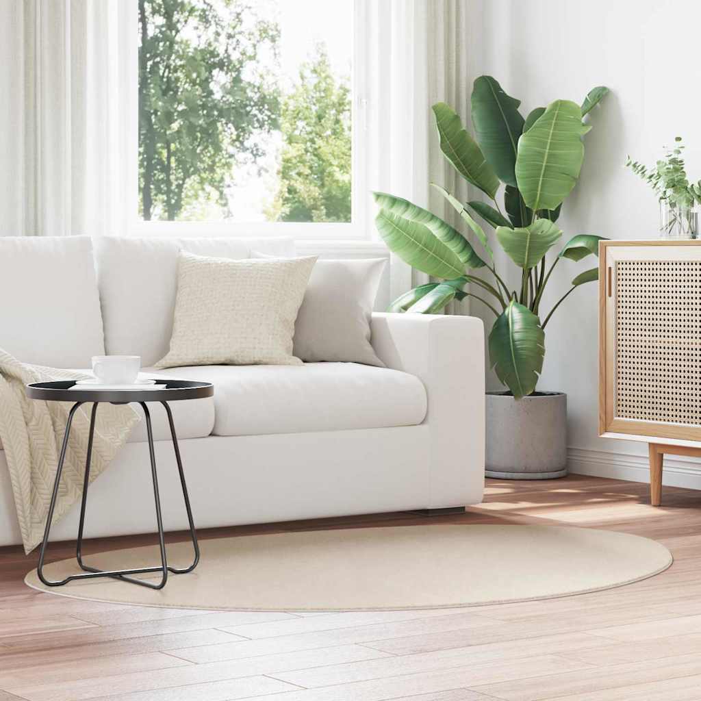 Tæppe HUARTE Beige 120 x 170 cm Polyester