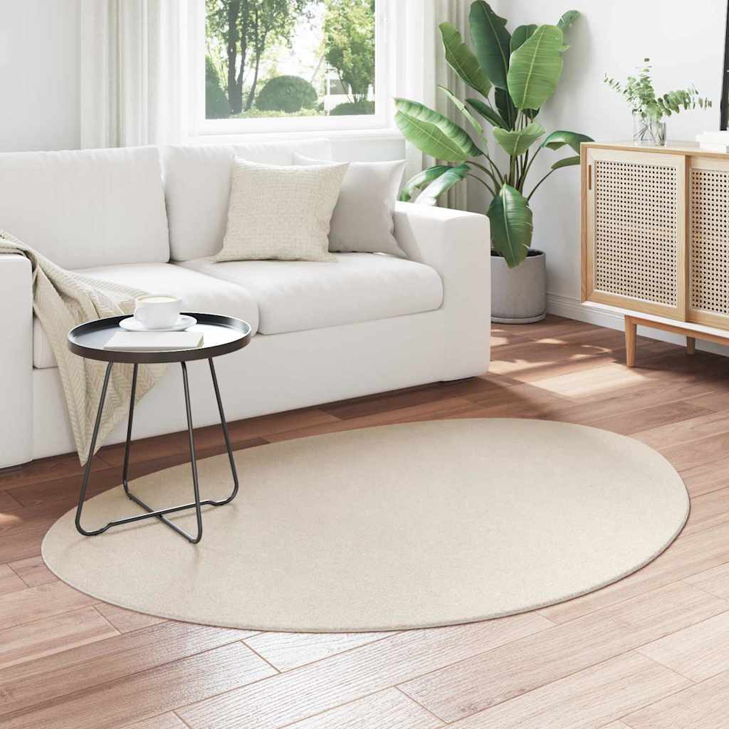 Tæppe HUARTE Beige 120 x 170 cm Polyester