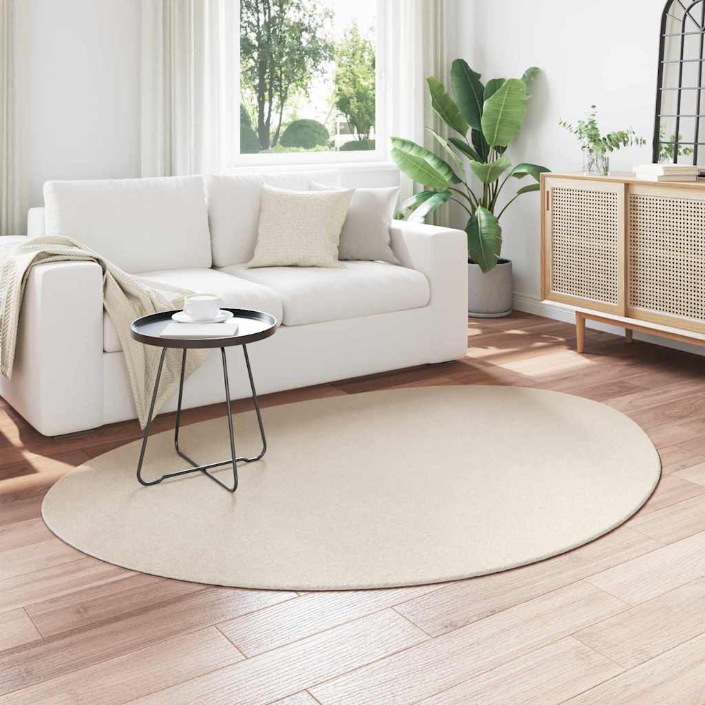 Tæppe HUARTE Beige 140 x 200 cm Polyester