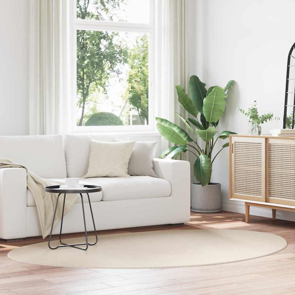 Tæppe HUARTE Beige 160 x 230 cm Polyester