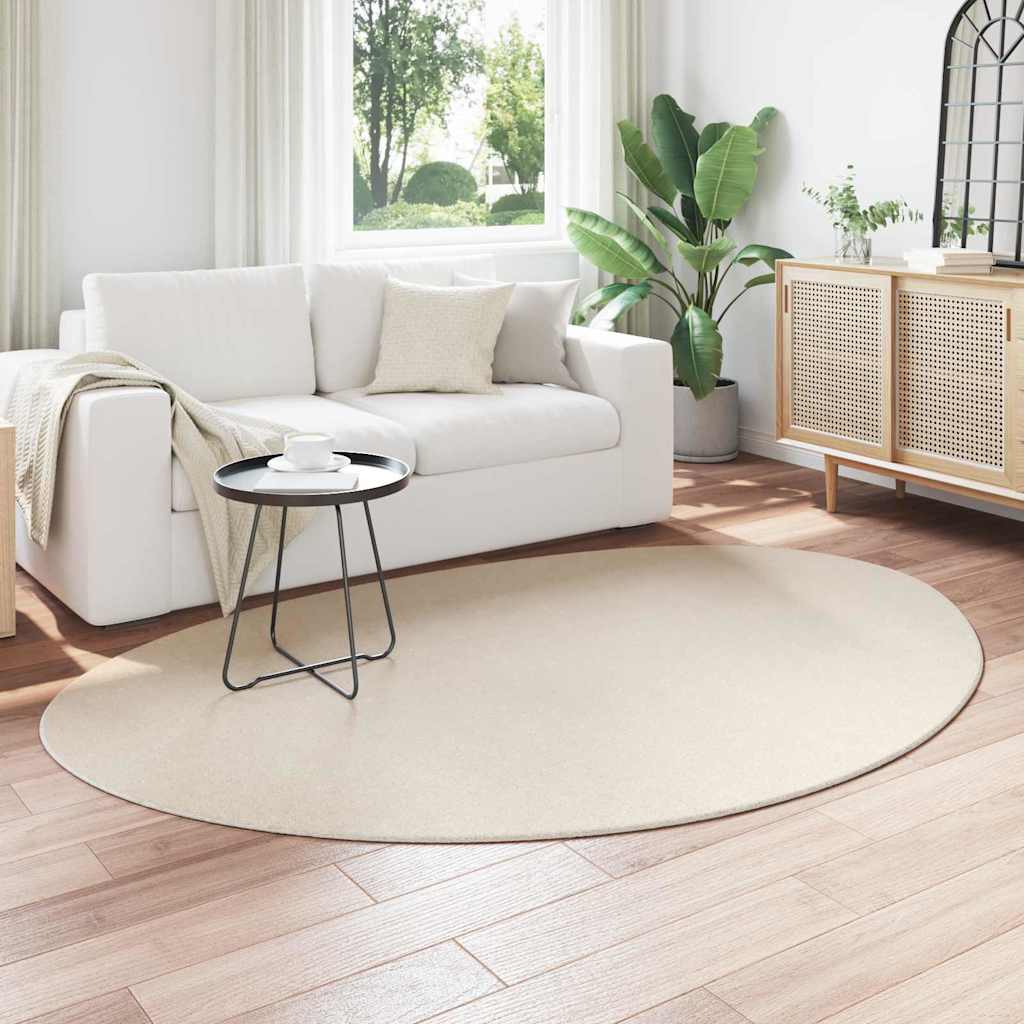 Tæppe HUARTE Beige 160 x 230 cm Polyester