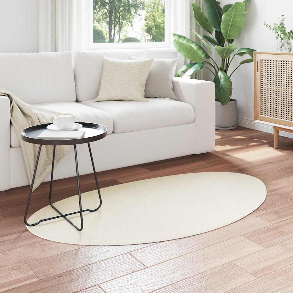 Områdetæpper HUARTE Creme 160 x 230 cm Polyester