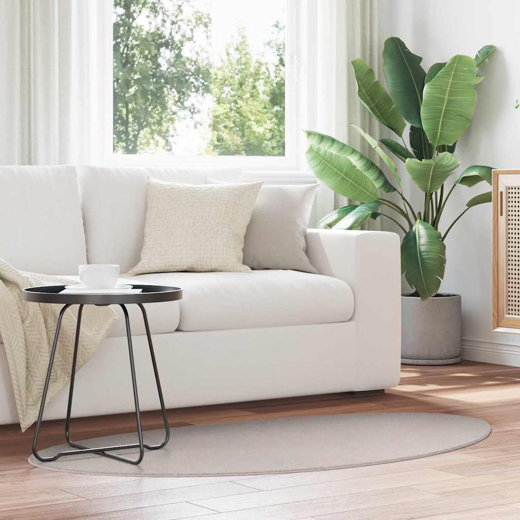 Tæppe HUARTE Sandfarvet 80 x 150 cm Polyester