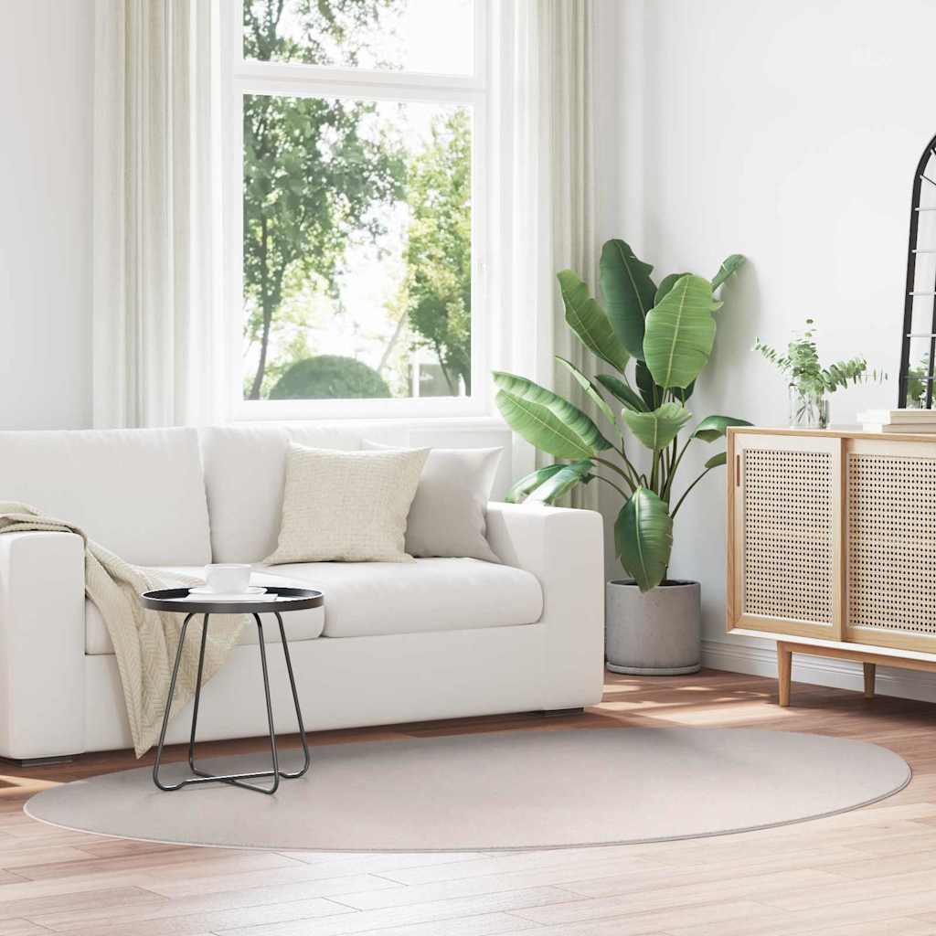 Tæppe HUARTE Sandfarvet 160 x 230 cm Polyester