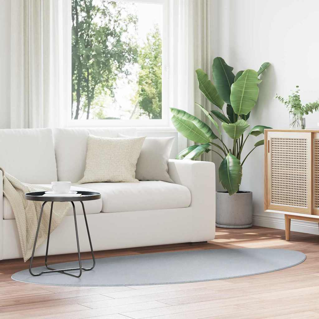 Tæppe HUARTE Grå 100 x 200 cm Polyester
