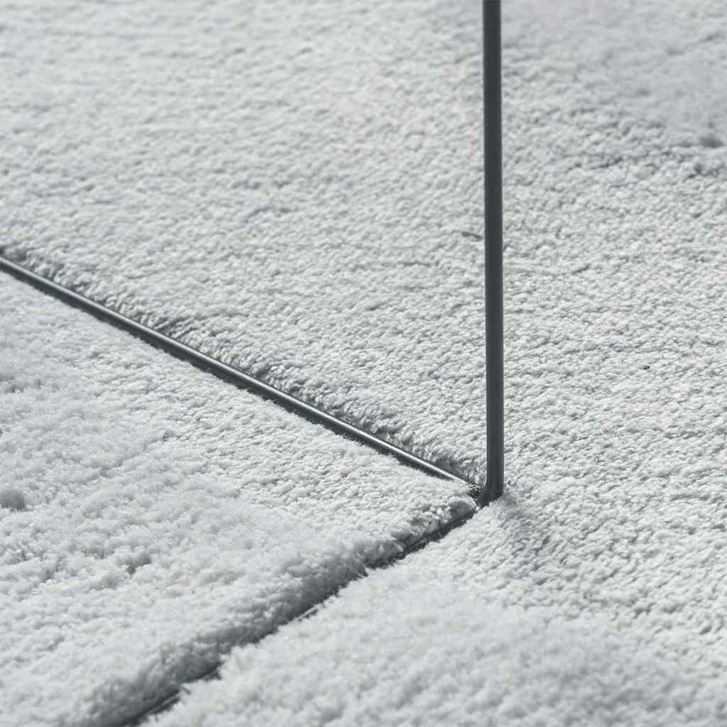 Tæppe HUARTE Grå 140 x 200 cm Polyester
