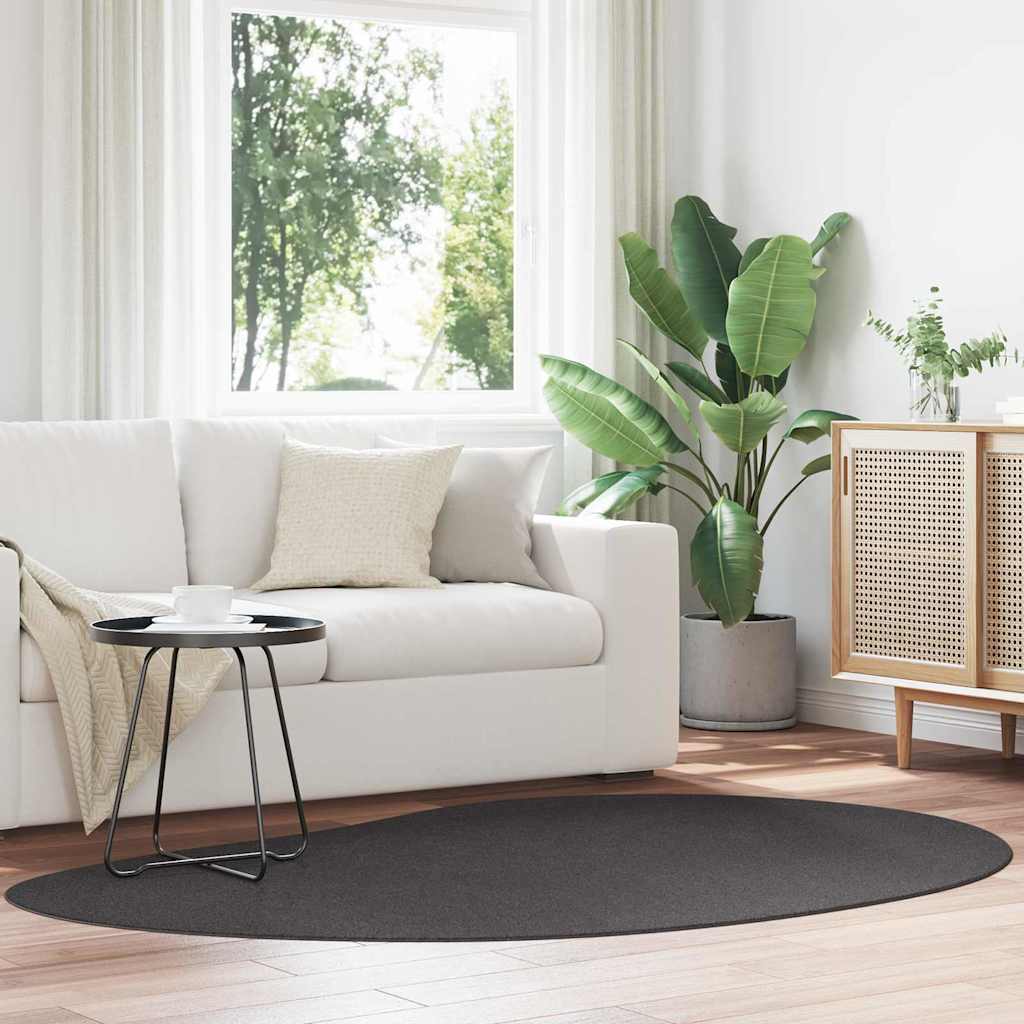 Tæppe HUARTE Antracit 140 x 200 cm Polyester