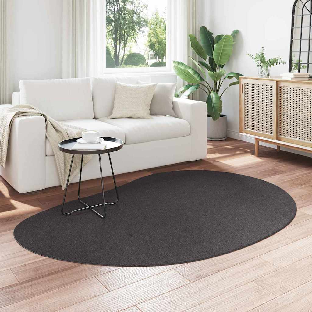 Tæppe HUARTE Antracit 140 x 200 cm Polyester
