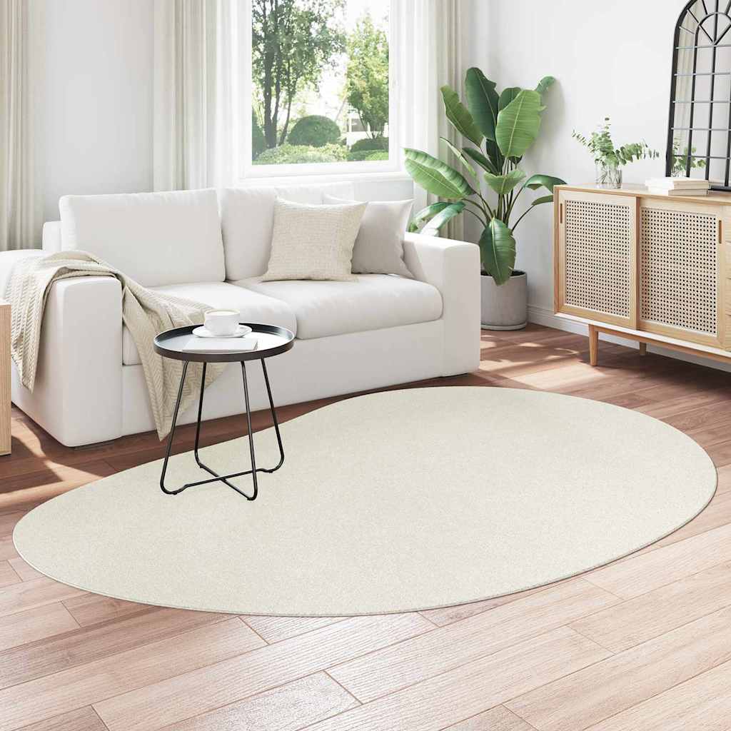 Områdetæpper HUARTE Creme 160 x 230 cm Polyester