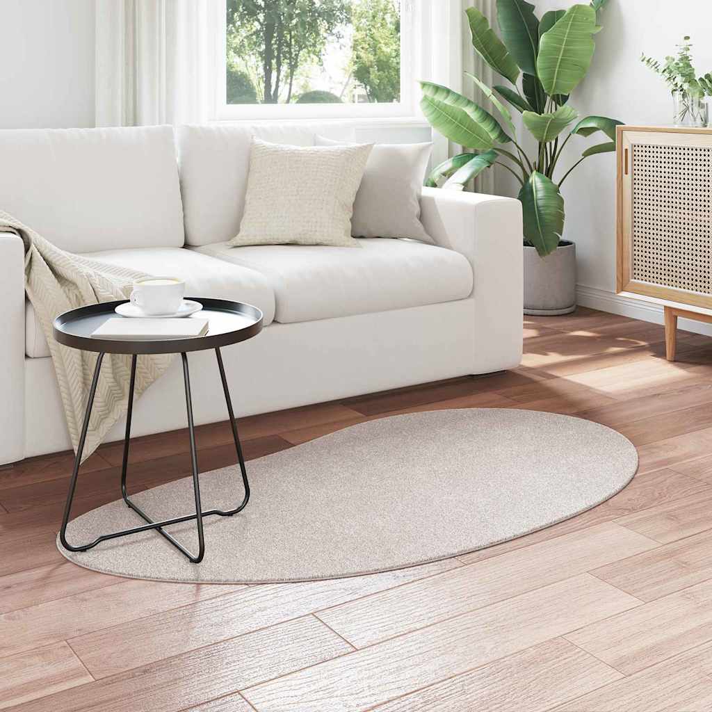 Tæppe HUARTE Sandfarvet 80 x 150 cm Polyester