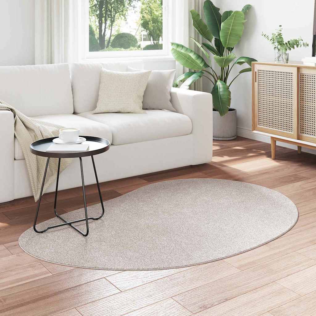Tæppe HUARTE Sandfarvet 120 x 170 cm Polyester