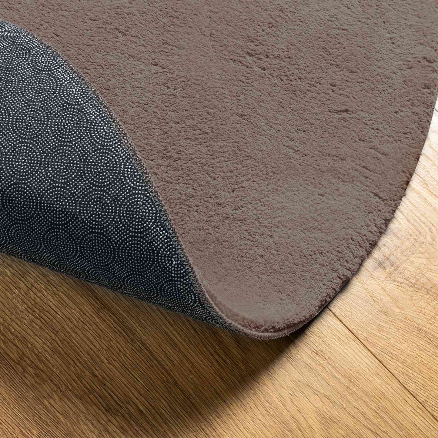 Tæppe HUARTE Sandfarvet 140 x 200 cm Polyester