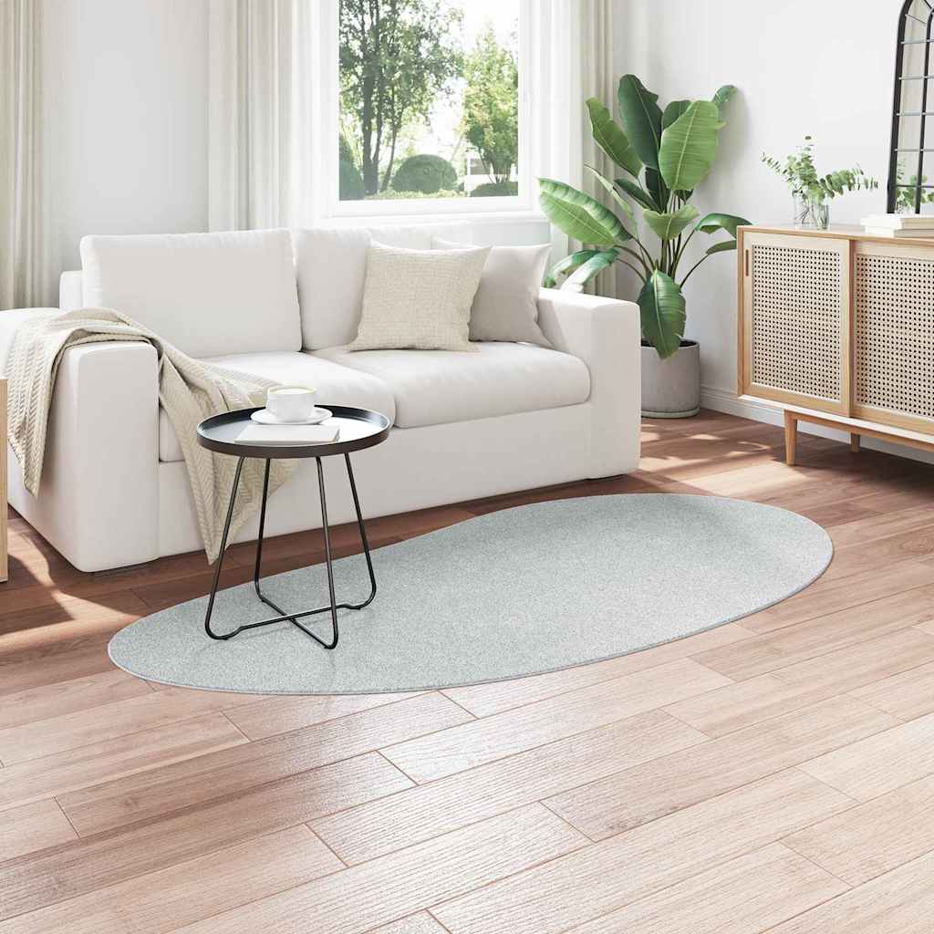 Tæppe HUARTE Grå 100 x 200 cm Polyester