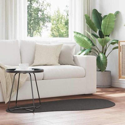 Områdetæpper HUARTE Antracit 80 x 150 cm Polyester