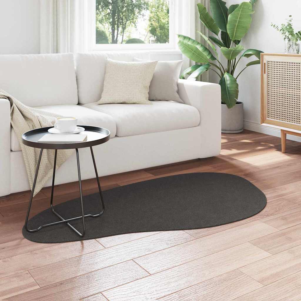 Områdetæpper HUARTE Antracit 80 x 150 cm Polyester