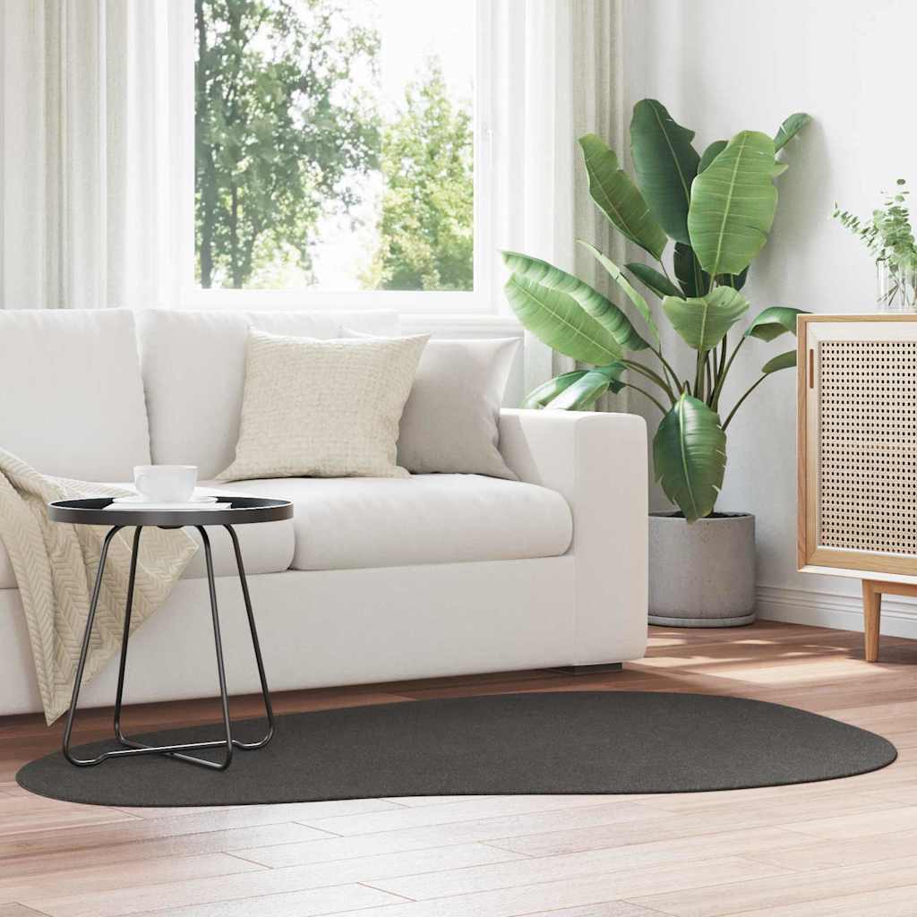 Tæppe HUARTE Antracit 120 x 170 cm Polyester