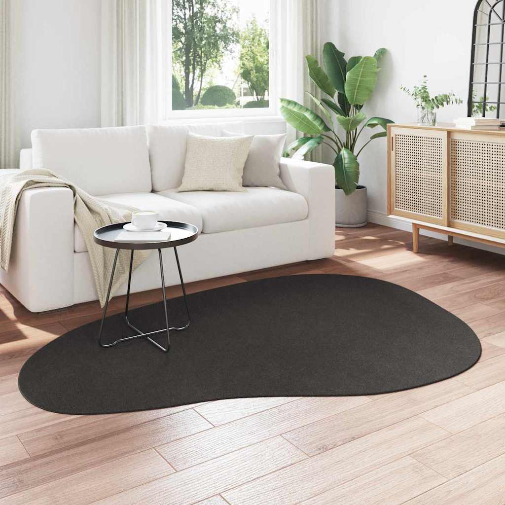 Tæppe HUARTE Antracit 140 x 200 cm Polyester