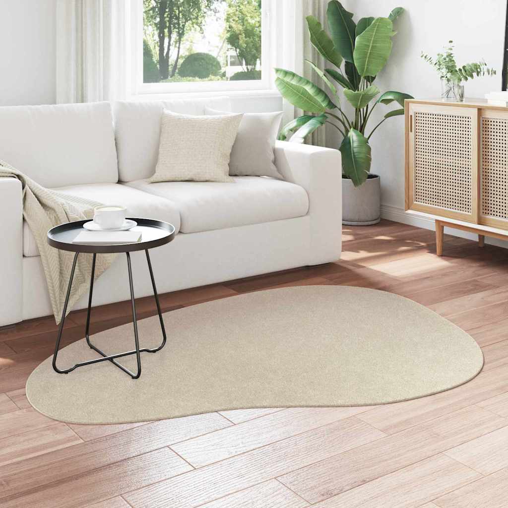 Områdetæpper HUARTE Beige 120 x 170 cm Polyester