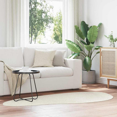 Områdetæpper HUARTE Creme 100 x 200 cm Polyester