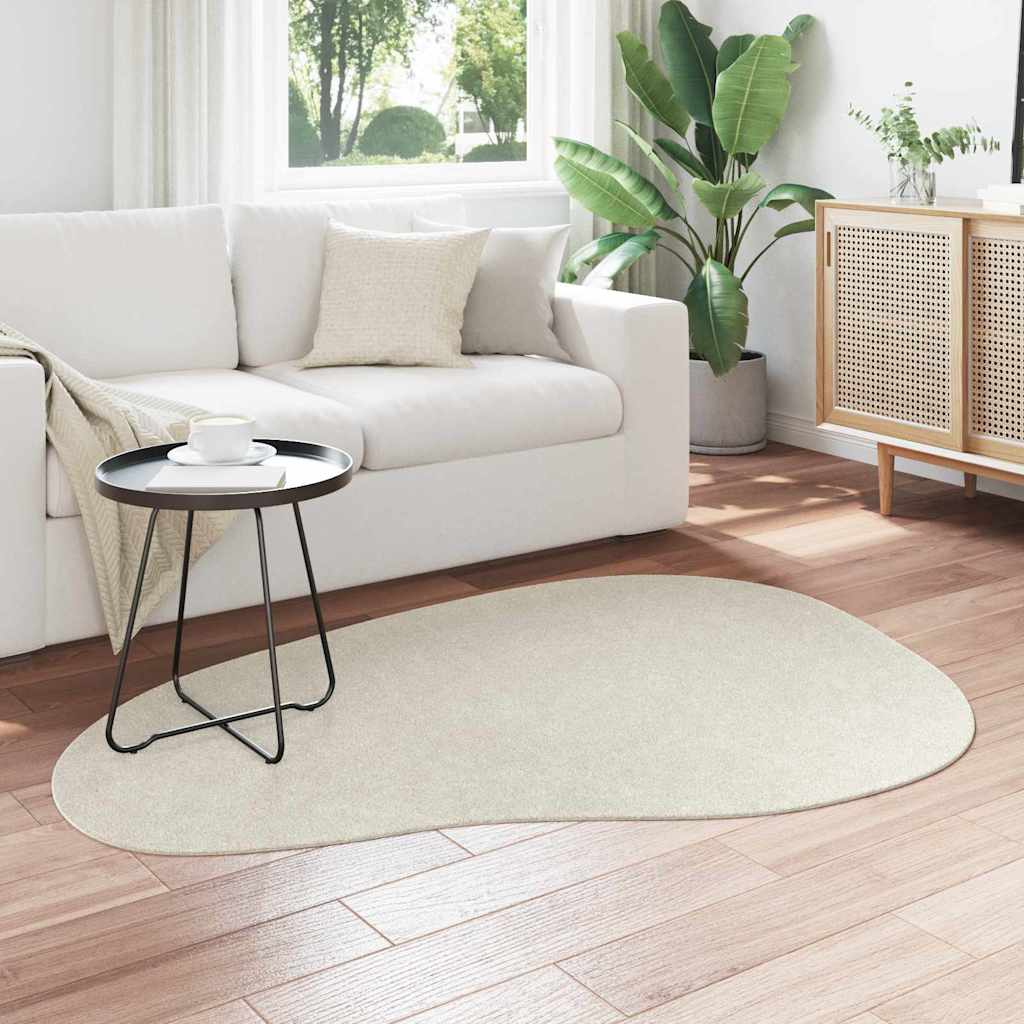 Tæppe HUARTE Cremefarvet 120 x 170 cm Polyester