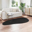Tæppe HUARTE Sort 100 x 200 cm Polyester
