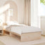 daybed uden madras 90x200 cm massivt fyrretræ
