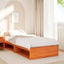 daybed uden madras 90x200 cm massivt fyrretræ gyldenbrun