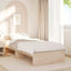 daybed uden madras 80x200 cm massivt fyrretræ