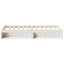 daybed uden madras 80x200 cm massivt fyrretræ hvid