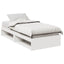 daybed uden madras 80x200 cm massivt fyrretræ hvid