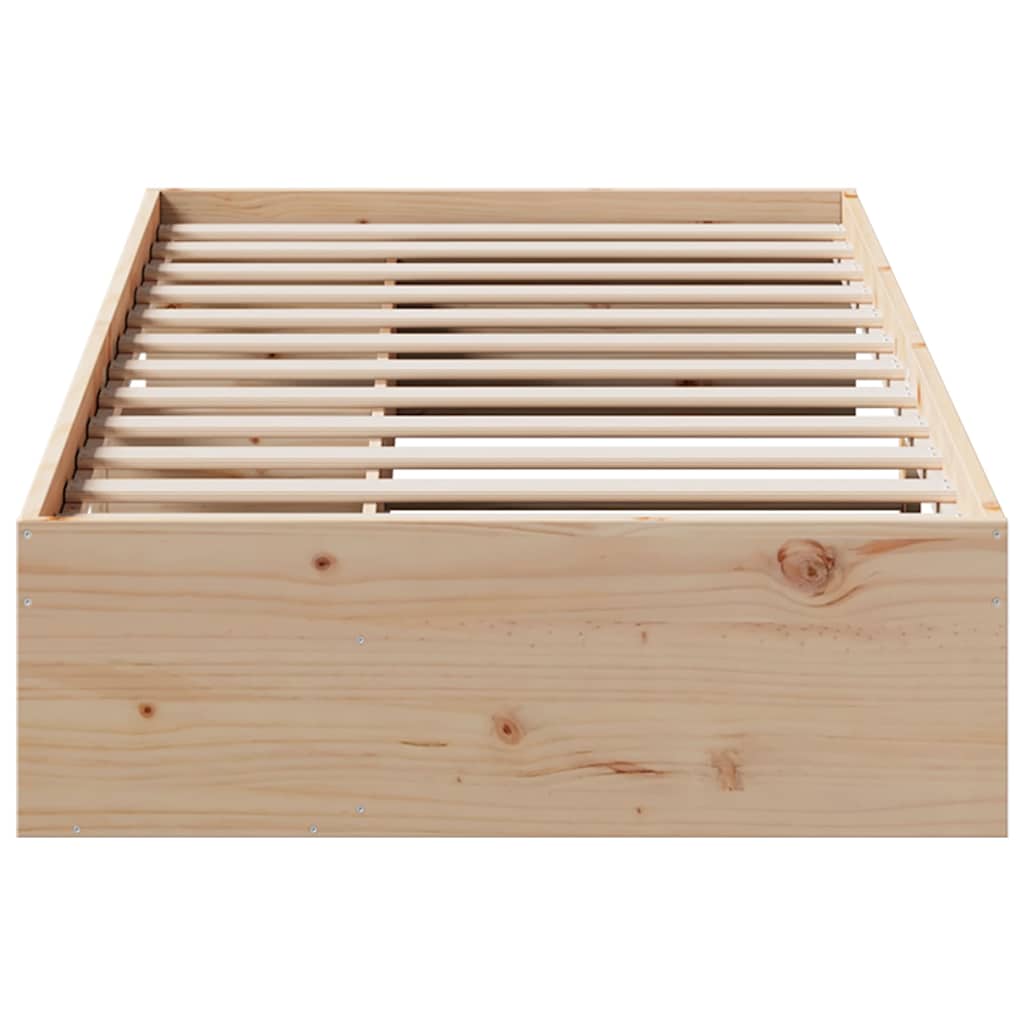daybed uden madras 90x190 cm massivt fyrretræ