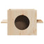 kattehus 51x35x30 cm massivt fyrretræ