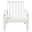 Adirondack-havestole 2 stk. 75x77x77 cm massivt fyrretræ hvid