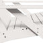 Adirondack-havestole 2 stk. 75x77x77 cm massivt fyrretræ hvid