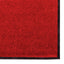 Dørmåtte Rød og Sort 120 x 250 cm 100% polyamid