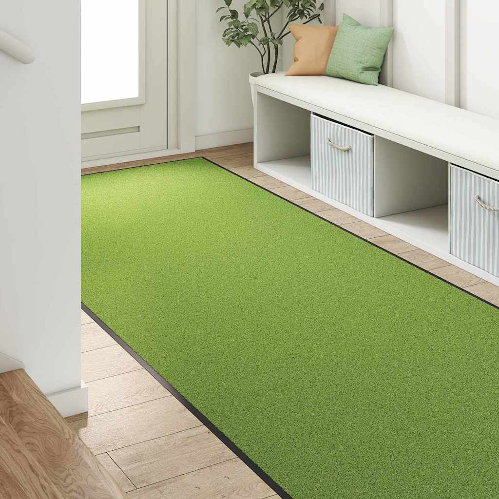 Dørmåtte Andet Grøn og Sort 120 x 300 cm Polyamid og PVC