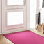 Dørmåtte Pink og Sort 120 x 250 cm 100% polyamid