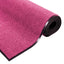 Dørmåtte Pink og Sort 120 x 300 cm 100% polyamid