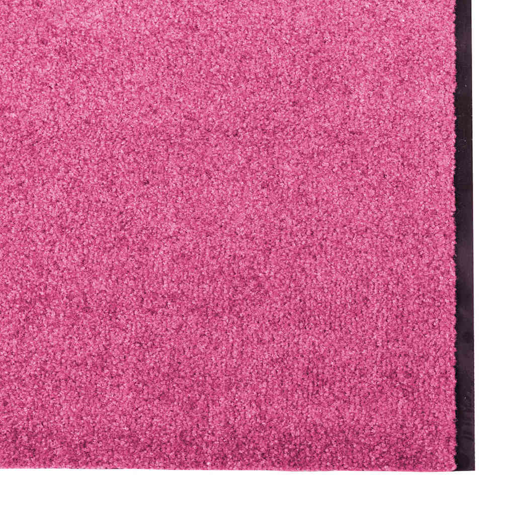 Dørmåtte Andet Pink og Sort 120 x 400 cm Polyamid og PVC