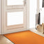 Dørmåtte Andet Orange og Sort 120 x 250 cm Polyamid og PVC