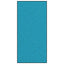 Dørmåtte Andet Cyan og Sort 120 x 250 cm Polyamid og PVC