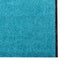 Dørmåtte Cyan og Sort 120 x 350 cm 100% polyamid
