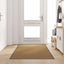 Dørmåtte Andet Creme og Sort 120 x 250 cm Polyamid og PVC