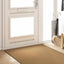 Dørmåtte Andet Creme og Sort 120 x 300 cm Polyamid og PVC
