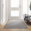 Dørmåtte Grå og sort 120 x 300 cm 100% polyamid
