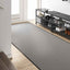 Dørmåtte Grå og sort 120 x 350 cm 100% polyamid